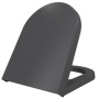 Сиденье с крышкой Taormina/Jet Flush/Parma, плавн. опус, дюр, антрацит, арт. A0300-020 (A0301-020), шт
