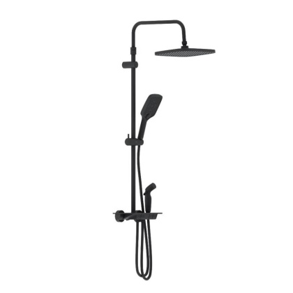 953770300 Gala ДС с ванно-душевым ТМС смесителем-полкой и гиг.душем, чёрный 953770300 Gala ДС с ванно-душевым ТМС смесителем-полкой и гиг.душем, чёрный