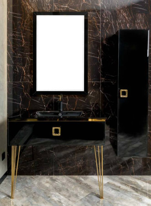 Консоль LUCIDO 100 см Глянцевый Чёрный 770-100-B Boheme