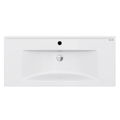 M85AWCC1002WG X-Joy, Раковина мебельная, керамическая, 100 см, встроенная, цвет: Белый, глянец M85AWCC1002WG X-Joy, Раковина мебельная, керамическая, 100 см, встроенная, цвет: Белый, глянец