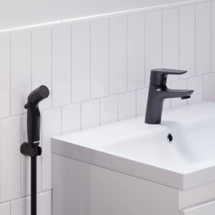 770300300 Jupiter, Смеситель для умывальника без дк с гигиеническим душем