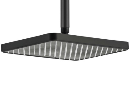 Верхний душ потолочный 305х205мм AQUATEK, матовый черный AQ2071MB 