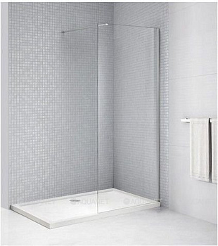 LIBERTA-L-1-80-C-Cr Душевая перегородка с односторонним входом 800x1950 мм