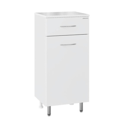 Полупенал Onika Каприз 30 напольный, белый, правый
