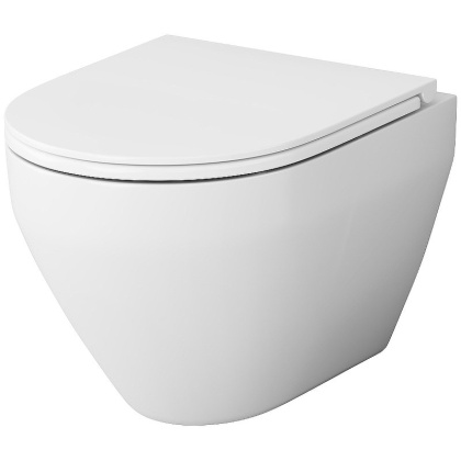 IS100101.701700 Инсталляция MasterFit с клавишей L глянец. белый с подвесным унитазом Spirit V2.0 FlashClean с си