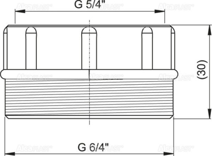 Переходник 6/4"×5/4"