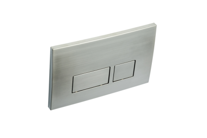 Кнопка для инсталляции, пластик Nikel Brush Кнопка для инсталляции, пластик Nikel Brush