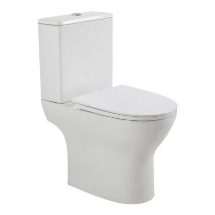 LOUNGE Чаша безободкового унитаза с сиденьем дюропласт soft close, P-trap, BB045CPR/SC LOUNGE Чаша безободкового унитаза с сиденьем дюропласт soft close, P-trap, BB045CPR/SC