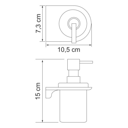 Kammel K-8399 Дозатор для жидкого мыла Kammel K-8399 Дозатор для жидкого мыла