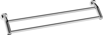 Полотенцедержатель двойной RUSH Victoria, 4х62х13, хром, VI71532