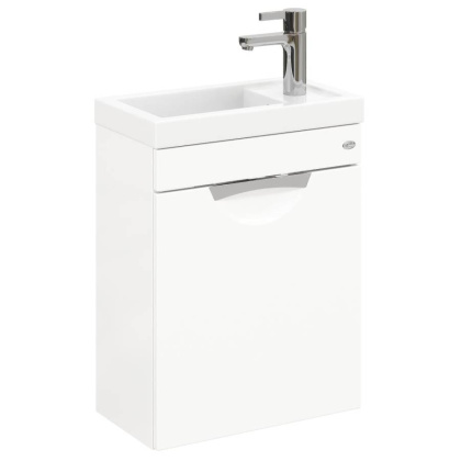 Тумба Onika Комо 45 подвесная, белая (ум. Фостер 45)