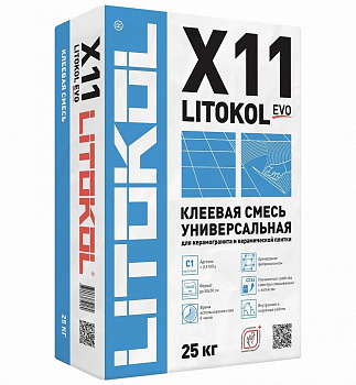 Клей цементный С1 LITOKOL X11 EVO 25кг