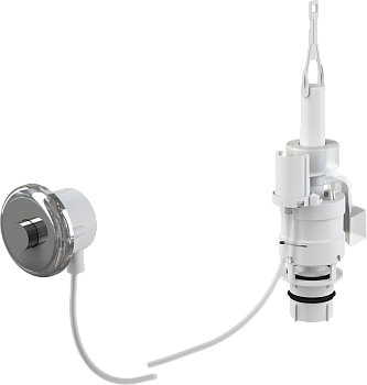 Кнопка пневматического смыва на расстоянии – ручное управление, xром-глянец, монтаж: в стену Кнопка пневматического смыва на расстоянии – ручное управление, xром-глянец, монтаж: в стену