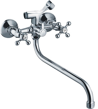 Смеситель для ванны/душа Orange Classic Pro M72-222cr с душевым набором