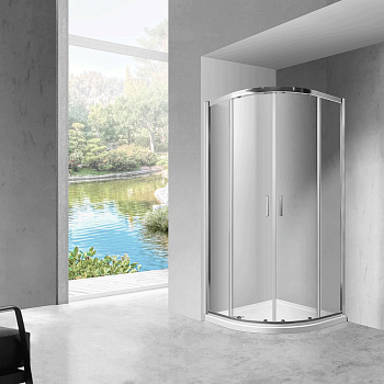 Душевой уголок Scala VSQ-2SC900CL, 900*900, хром, стекло прозрачное