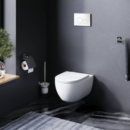 IS49001.111700 Комплект Инсталляция с клавишей Pro L Белый с подвесным унитазом Awe FlashClean с сид м/л IS49001.111700 Комплект Инсталляция с клавишей Pro L Белый с подвесным унитазом Awe FlashClean с сид м/л