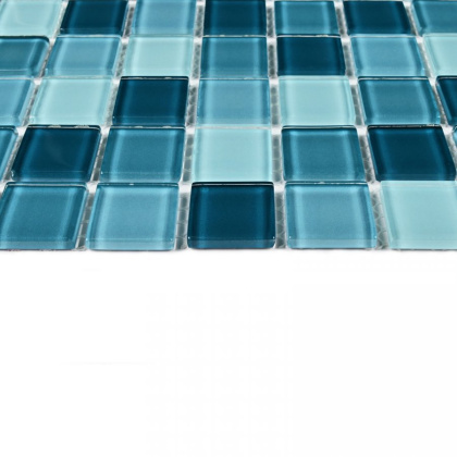 Мозаика стеклянная Sea wave-1 (чип 4*25*25) 300*300(22шт.-1.98м2), м2