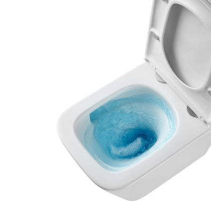 Унитаз Lemark FLOREX подвесной безободковый с сиденьем микролифт, смыв вихревой Тонадо 3.0,  , белый глянец