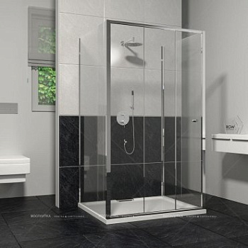 Душевой уголок RGW CL-40 P (CL-11 + 2 Z-050-1), 04094027-011P