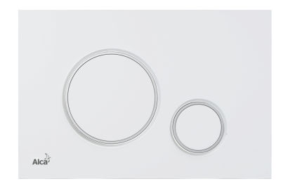 Кнопка управления для скрытых систем инсталляции, белый/xром-глянец Кнопка управления для скрытых систем инсталляции, белый/xром-глянец