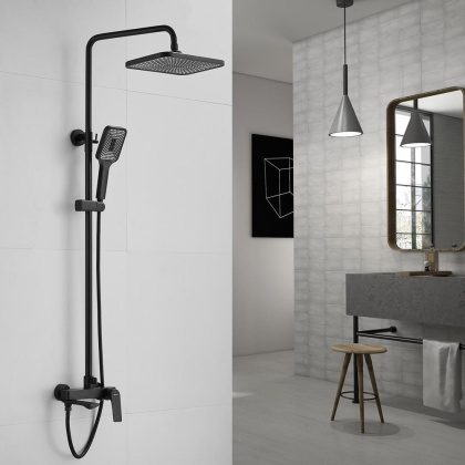 Душевая система Shevanik, латунь S9136H черный