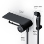 F0H85A822 X-Joy TouchReel, гигиенический набор со смесителем для душа с полкой, держателем туалетной F0H85A822 X-Joy TouchReel, гигиенический набор со смесителем для душа с полкой, держателем туалетной