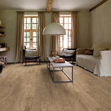 Ламинат Quick-step Rustic RIC3455 Гикори натуральный (8мм/32кл/1,777м2) 1200*123,4, м2