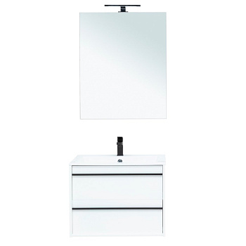 Мебель для ванной Aquanet Lino 70 белый матовый