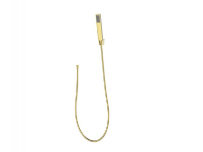 LUCE Ручной душ со шлангом и держателем, чёрный, LUC-DFS-NERO