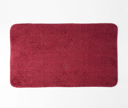Коврик для ванной комнаты Vils, 75х45х1 см, красный, BM-1051