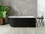 Акриловая ванна Aquanet Family Elegant B 180x80 3806N Matt Finish (панель Black matte)