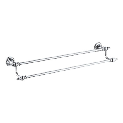 Полотенцедержатель двойной трубчатый, RG1127 Rose, Хром