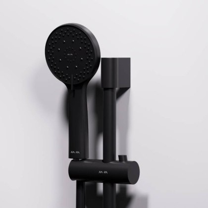 W94C-401A-090BT X-Joy Deep кабина душевая  90x90, 1/4 круга,  профиль мат.черный, стекло прозрачное