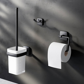 Набор аксессуаров для зоны туалета, черный AK90T2003B