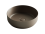 Умывальник чаша накладная круглая (цвет Темно-Коричневый Матовый)                        Element 390*390*120мм