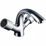 Смеситель для умывальника ROYAL CRYSTAL black, хром_Комплект