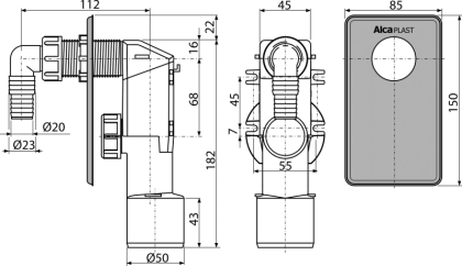 Слив для стиральной машины