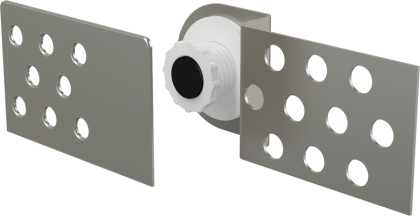 Магнит для дверцы под плитку на ванну, вертикально-выдвижной