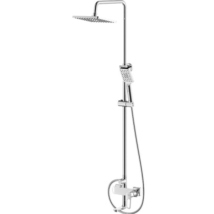 Смеситель Rossinka RS46-46 для ванны с регулируемой высотой штанги и лейкой "Тропический дождь" Смеситель Rossinka RS46-46 для ванны с регулируемой высотой штанги и лейкой "Тропический дождь"