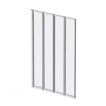 Шторка на борт ванны 100 AM.PM Like W80BS-100-140CT поворотно-складная