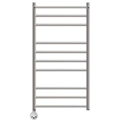 Полотенцесушитель электрический Point Аврора PN10150PE П9 500x1000 с полкой левый/правый, хром Полотенцесушитель электрический Point Аврора PN10150PE П9 500x1000 с полкой левый/правый, хром