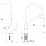 Смеситель Lemark Comfort LM3070C-White для кухни  с подключением к фильтру с питьевой водой Смеситель Lemark Comfort LM3070C-White для кухни  с подключением к фильтру с питьевой водой