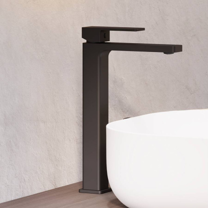 530250300 Gala высокий смеситель для умывальника, чёрный 530250300 Gala высокий смеситель для умывальника, чёрный