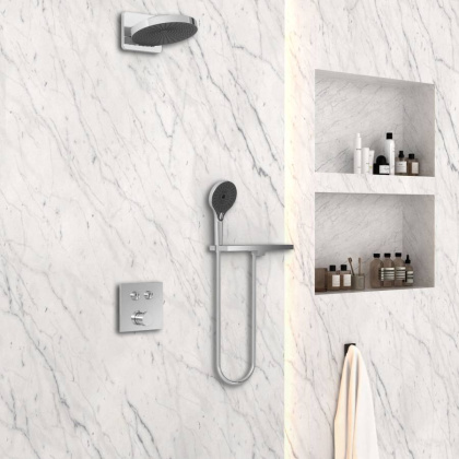 Душевой комплект VSFW-4I211RCH встраиваемый, двухрежимный, хром