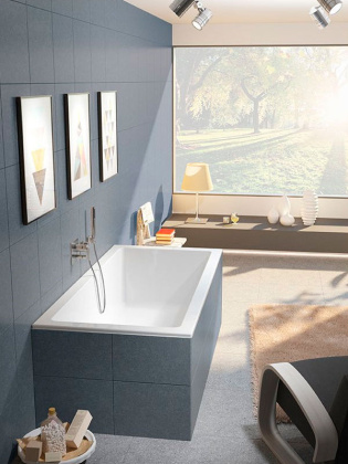 Акриловая ванна Riho Rething Cubic 170x75