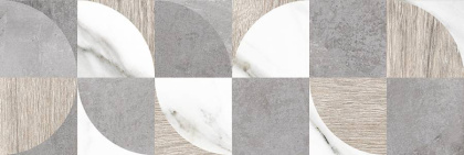 Плитка настенная Arctic серый мозаика 20*60 (10шт/1.2м2),м2