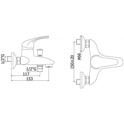 Набор смесителей Paffoni Nettuno Due 3 в 1 (сет 1)