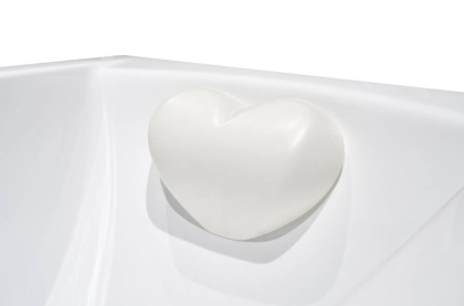 Подголовник для ванны Creto белый 1-04PW