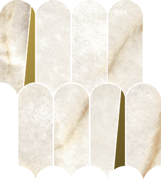 Мозаика 620110000232 Стелларис Кристал Пьюр (36,1см*32,5см*9мм) (11шт/1,067м2) Элегант, шт