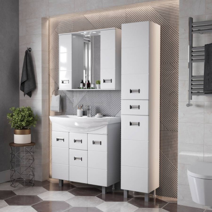 Тумба Onika Балтика 80 напольная, белая (ум. Балтика 80)